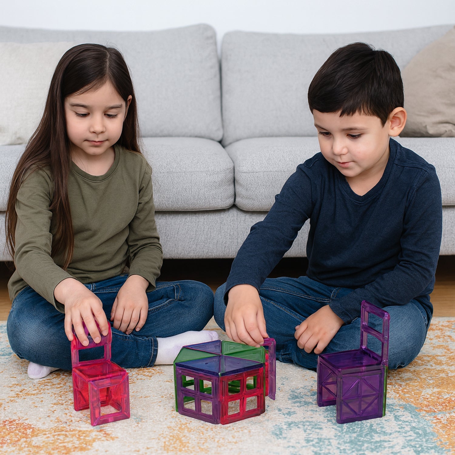 Magnetic Building Tiles - (26 Pc / Set) Magnetic Building Tiles - (26 Pc / Set)